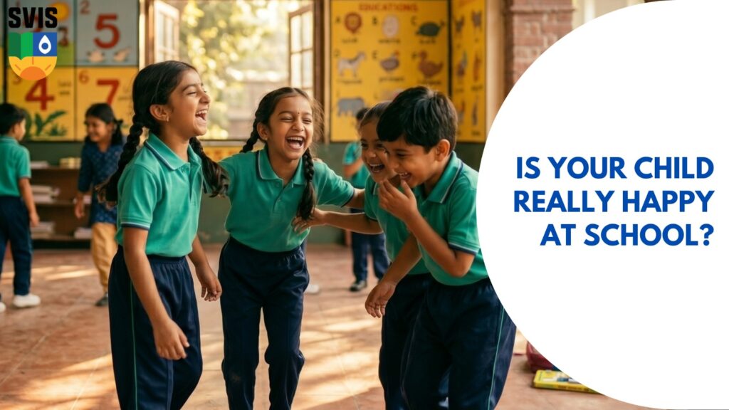 how to know if child is happy at school